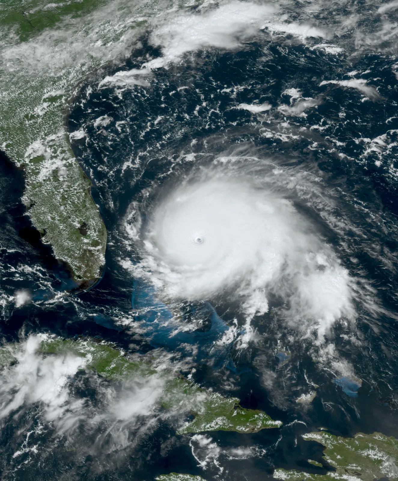 Hurricane Dorian imaged by the GOES-16 satellite