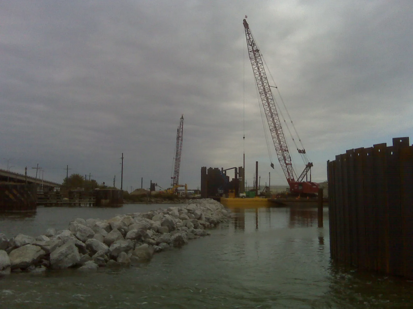 The Seabrook Floodgate Structure near New Orleans