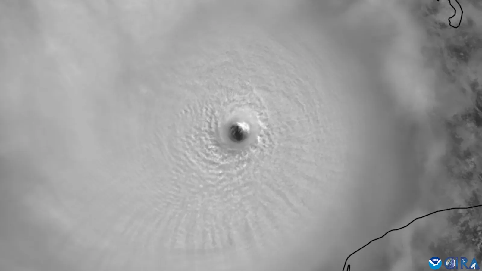 Hurricane Milton at Category 5 intensity in the Gulf of Mexico