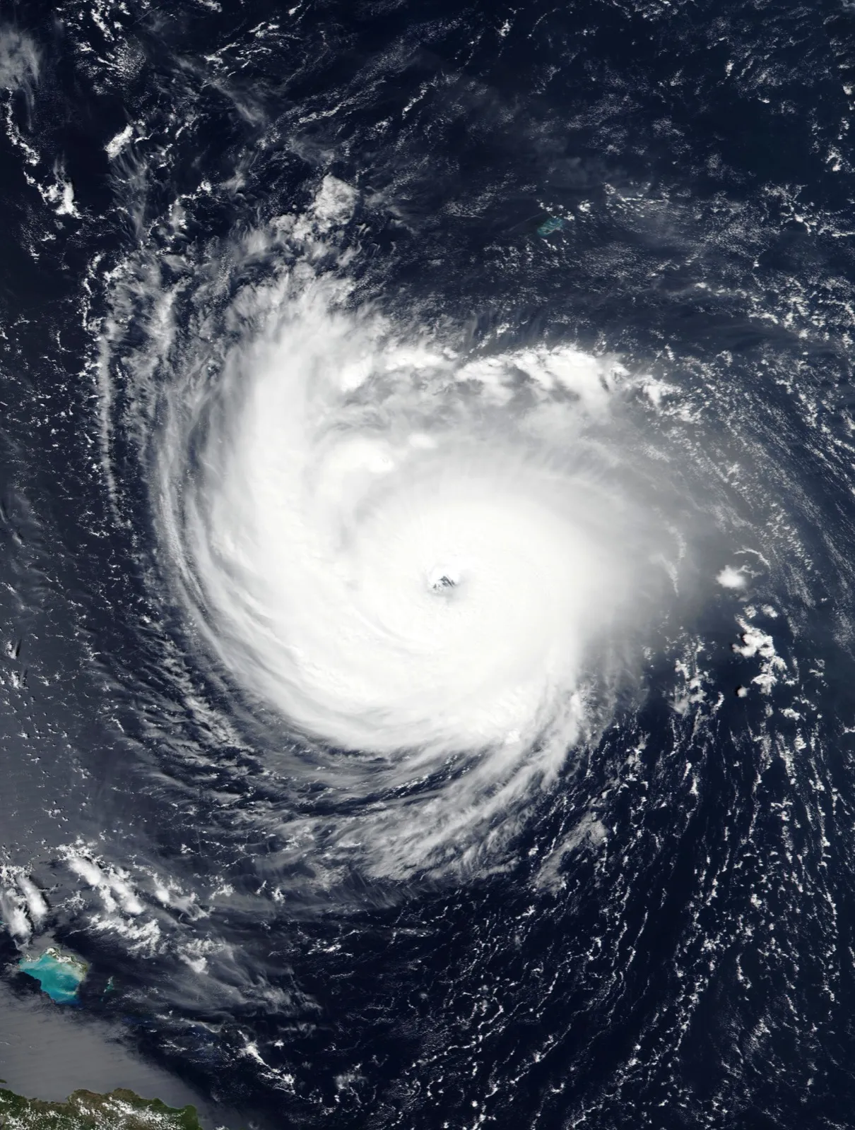 Hurricane Florence seen from space