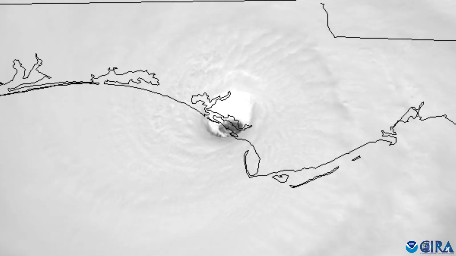 Hurricane Michael making landfall on the Florida Panhandle
